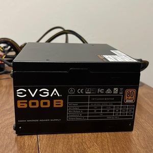 EVGA 600W 80+ Bronze power supply
